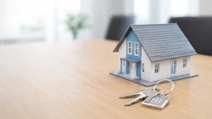 house with keys eviction notice